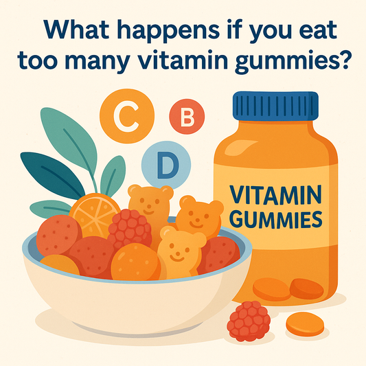 vitamin gummies - what happens if you eat too many vitamin gummies
