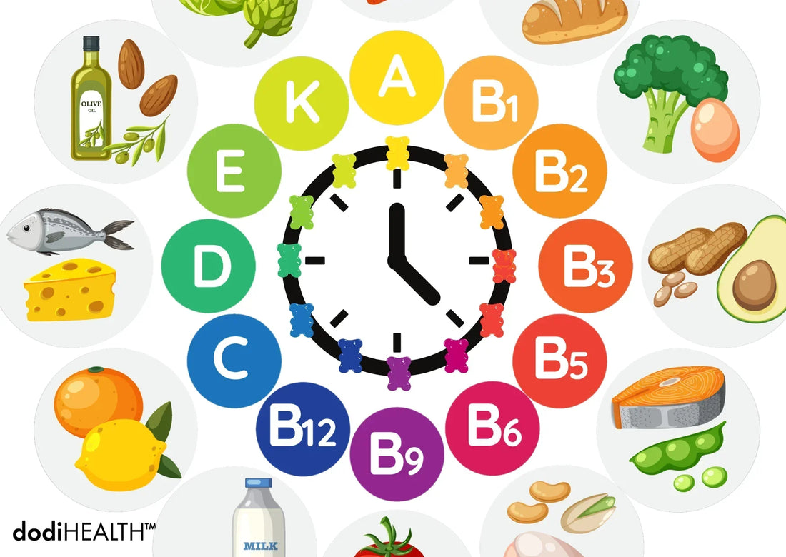 vitamin intake timing with Dodi Health