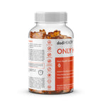 Only Hair Gummies bottle showcasing hair health supplement with sugar-free, gluten-free, and vegan features.